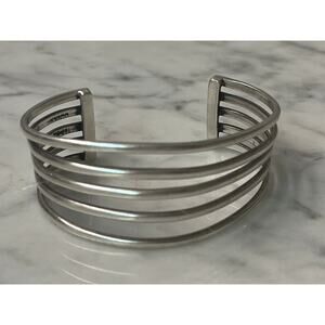 Vintage Sterling Silver Cuff Bracelet - Mexico TA-141, Collectible Jewelry